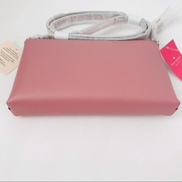 New! Kate Spade New York Ivy Street Amy Rose Lip Balm Pink Leather Crossbody Bag - Picture 5 of 10